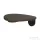 Laufen ADA fali polc, PVD matt fekete/caffe matt HF506790514060