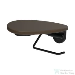  Laufen ADA fali wc papír tartó, PVD matt fekete/caffe matt HF506791514060
