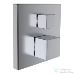   Laufen Quadriga falsík alatti termosztátos kád/zuhanycsaptelep légbeszívó szeleppel,Szálhúzott rozsdamentes acél HF901187423000
