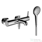 Laufen VAL egykaros kádcsaptelep zuhanyszettel, króm HF901760100600