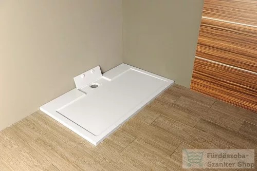 Sapho IRENA öntöttmárvány zuhanytálca, szögletes 140x100x3,5cm HI140100