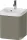 Duravit HAPPY D.2 40x36 cm-es, 1 ajtós alsószekrény- 1 csaplyukas mosdó kombináció, balos, lakkozott matt szatén kőszürke HP4340O92920000