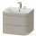 Duravit HAPPY D.2 PLUS 2 57,5 cm széles fiókos alsószekrény mosdóval,2 csaplyukkal,Taupe Satin Matt Lacquer HP4635E6060