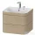 Duravit HAPPY D.2 PLUS 2 57,5 cm széles fiókos alsószekrény mosdóval,2 csaplyukkal,Mediterranean Oak Real wood veneer HP4635E7171