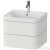 Duravit HAPPY D.2 PLUS 2 57,5 cm széles fiókos alsószekrény mosdóval,1 csaplyukkal,Nordic White Satin Matt Lacquer HP4635O3939