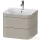 Duravit HAPPY D.2 PLUS 2 57,5 cm széles fiókos alsószekrény mosdóval,1 csaplyukkal,Taupe Satin Matt Lacquer HP4635O6060