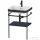 Duravit HAPPY D.2 Plus bútorral aláépíthető mosdó 1 csaplyukkal,c-bonded fémállvánnyal,Night Blue Satin Matt Lacquer HP4735O9898