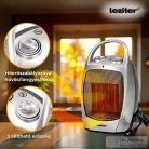 Leziter Loa elektromos kerámiabetétes hősugárzó 750W/1500W HPC-D1501L