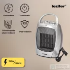 Leziter Loa elektromos kerámiabetétes hősugárzó 750W/1500W HPC-D1501L