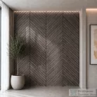 Leziter Akusztikus falpanel Deco I olajos tölgy hatású 260x60x1,8 cm HS0304-002-OAK