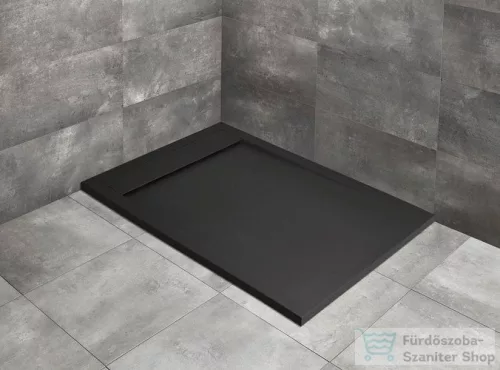 Radaway Teos F 120x90 műmárvány zuhanytálca fekete HTF12090-54