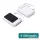 Leziter Powerbank napelemmel 4 töltőkábellel 5000mAH fehér HTS-5000-White
