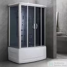 Leziter Emilia 135 Hidromasszázs Kádkabin elektronikával Black HTSR-135B