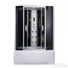 Leziter Emilia 150 Hidromasszázs Kádkabin elektronikával Black HTSR-150B