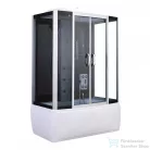 Leziter Emilia 150 Hidromasszázs Kádkabin elektronikával Black HTSR-150B