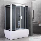 Leziter Emilia 150 Hidromasszázs Kádkabin elektronikával Black HTSR-150B