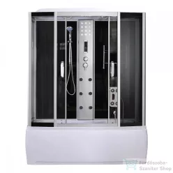   Leziter Emilia 170 Hidromasszázs Kádkabin elektronikával Black HTSR-170B