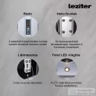 Leziter Emilia 170 Hidromasszázs Kádkabin elektronikával Black HTSR-170B