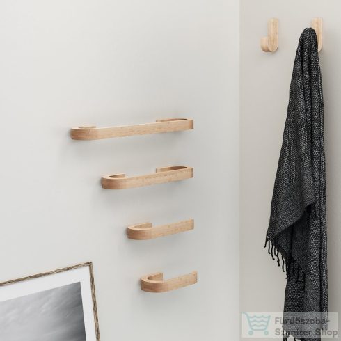 Sapho HIMALAYA fali törölközőtartó, 400x69mm, bambusz (HY2140)