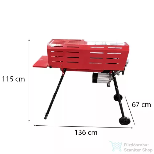 Leziter Vízszintes elektromos rönkhasító HY7T-520-II 2200W 7T HY7T-520-II