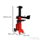 Leziter Függőleges elektromos rönkhasító állítható munkaasztallal HYV8T-II 3000W 8T HYV8T-II