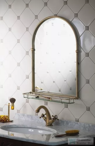 Sapho TIGA keretes tükör, 48x67cm, bronz (HZ206)