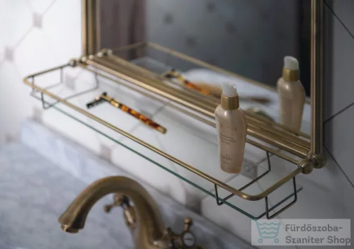 Sapho TIGA keretes tükör, 48x67cm, bronz (HZ206)