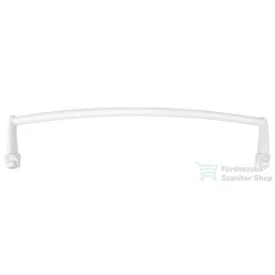   AQUALINE törölközőtartó íves radiátorra, 50cm, fehér IDO-50