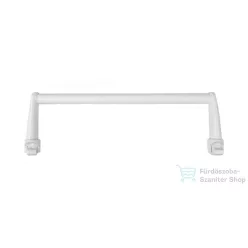   AQUALINE törölközőtartó egyenes radiátorra, 36cm, fehér IDR-40