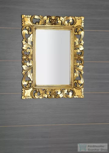 Sapho SAMBLUNG tükör fa kerettel, 60x80cm, arany (IN121)
