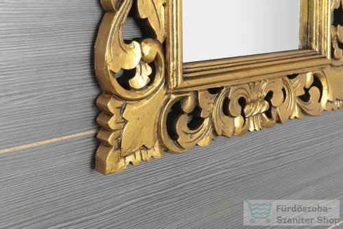 Sapho SAMBLUNG tükör fa kerettel, 60x80cm, arany (IN121)