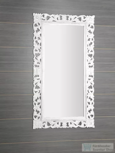 Sapho SCULE tükör fa kerettel, 80x150cm, fehér (IN328)