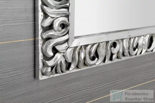 Sapho ZEEGRAS tükör fa kerettel, 90x90cm, antik ezüst (IN401)