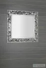 Sapho ZEEGRAS tükör fa kerettel, 90x90cm, antik ezüst (IN401)
