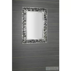   Sapho ZEEGRAS tükör fa kerettel, 70x100cm, antik ezüst (IN432)