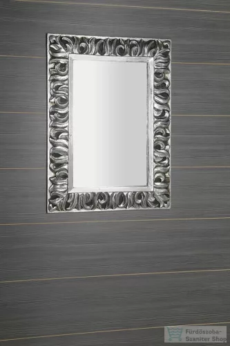Sapho ZEEGRAS tükör fa kerettel, 70x100cm, antik ezüst (IN432)