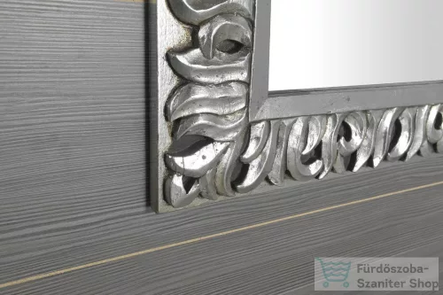 Sapho ZEEGRAS tükör fa kerettel, 70x100cm, antik ezüst (IN432)