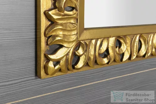 Sapho ZEEGRAS tükör fa kerettel, 70x100cm, arany (IN448)