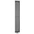 Sapho PILON fürdőszobai radiátor, 270x1800mm, matt fekete (IZ122)