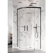 Radaway Idea Black PDD 100x100 íves zuhanykabin