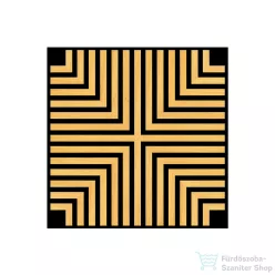   Leziter Akusztikus falpanel Deco V bambusz hatású 60x60x1,8 cm J01TF02-BAM