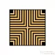 Leziter Akusztikus falpanel Deco V bambusz hatású 60x60x1,8 cm J01TF02-BAM