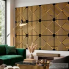 Leziter Akusztikus falpanel Deco V bambusz hatású 60x60x1,8 cm J01TF02-BAM