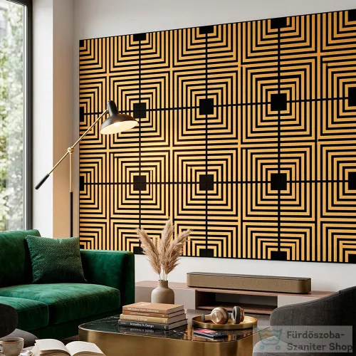 Leziter Akusztikus falpanel Deco V bambusz hatású 60x60x1,8 cm J01TF02-BAM