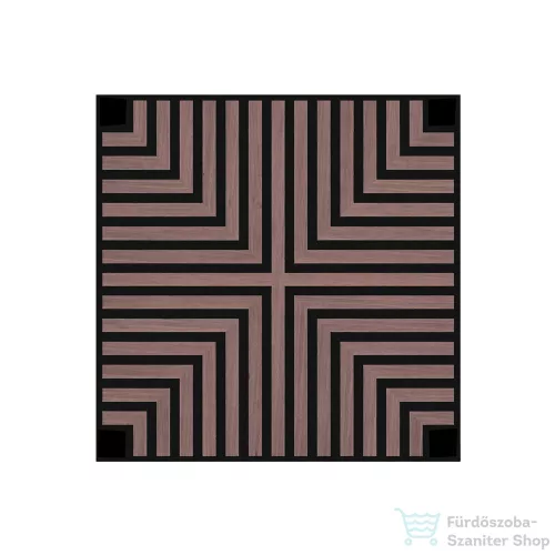 Leziter Akusztikus falpanel Deco V olajos tölgy hatású 60x60x1,8 cm J01TF02-OAK