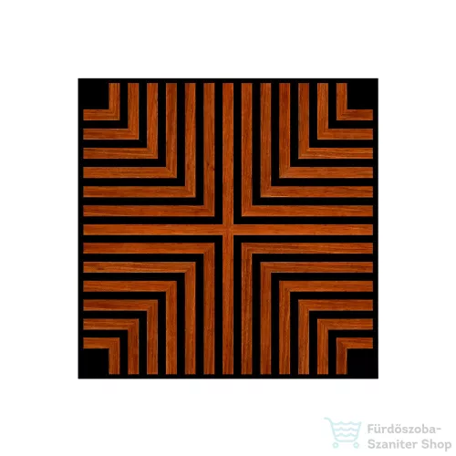 Leziter Akusztikus falpanel Deco V dió hatású 60x60x1,8 cm J01TF02-WAL