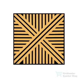   Leziter Akusztikus falpanel Deco VI bambusz hatású 60x60x1,8 cm J01TF05-BAM
