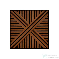   Leziter Akusztikus falpanel Deco VI dió hatású 60x60x1,8 cm J01TF05-WAL