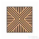 Leziter Akusztikus falpanel Deco VII bambusz hatású 60x60x1,8 cm J01TF06-BAM