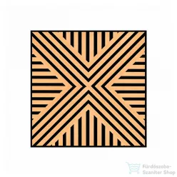   Leziter Akusztikus falpanel Deco VII bambusz hatású 60x60x1,8 cm J01TF06-BAM